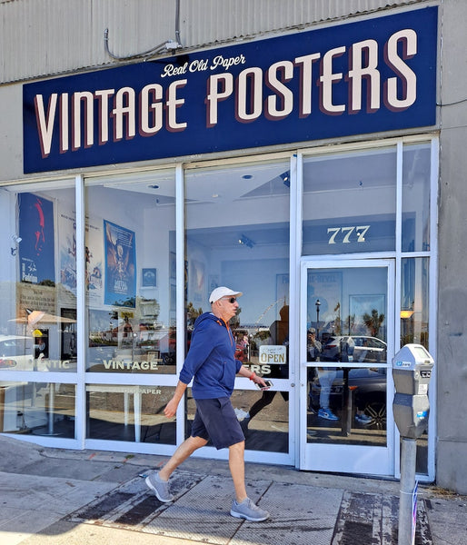 SF’s Only Vintage Poster Shop, Real Old Paper Warms To The Wharf