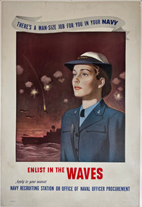 Enlist in the Waves ("There's a man-sized job for you in your Navy")