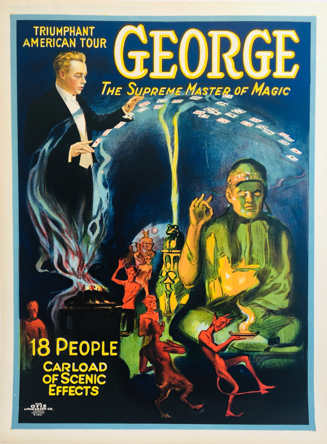 George - The Supreme Master of Magic (18 people, Half sheet)