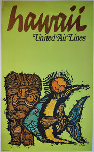 Hawaii - United Air Lines (green)