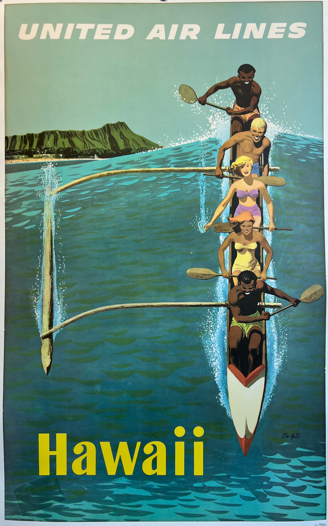 Hawaii - United Airlines (outrigger)