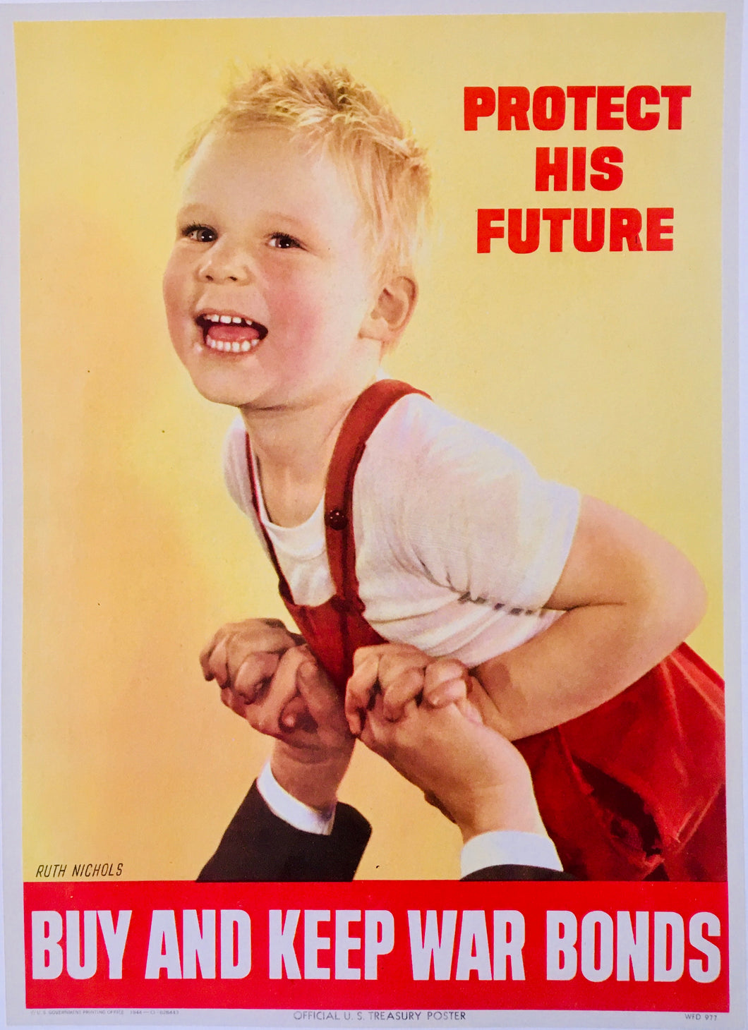 Protect His Future, Buy And Keep War Bonds