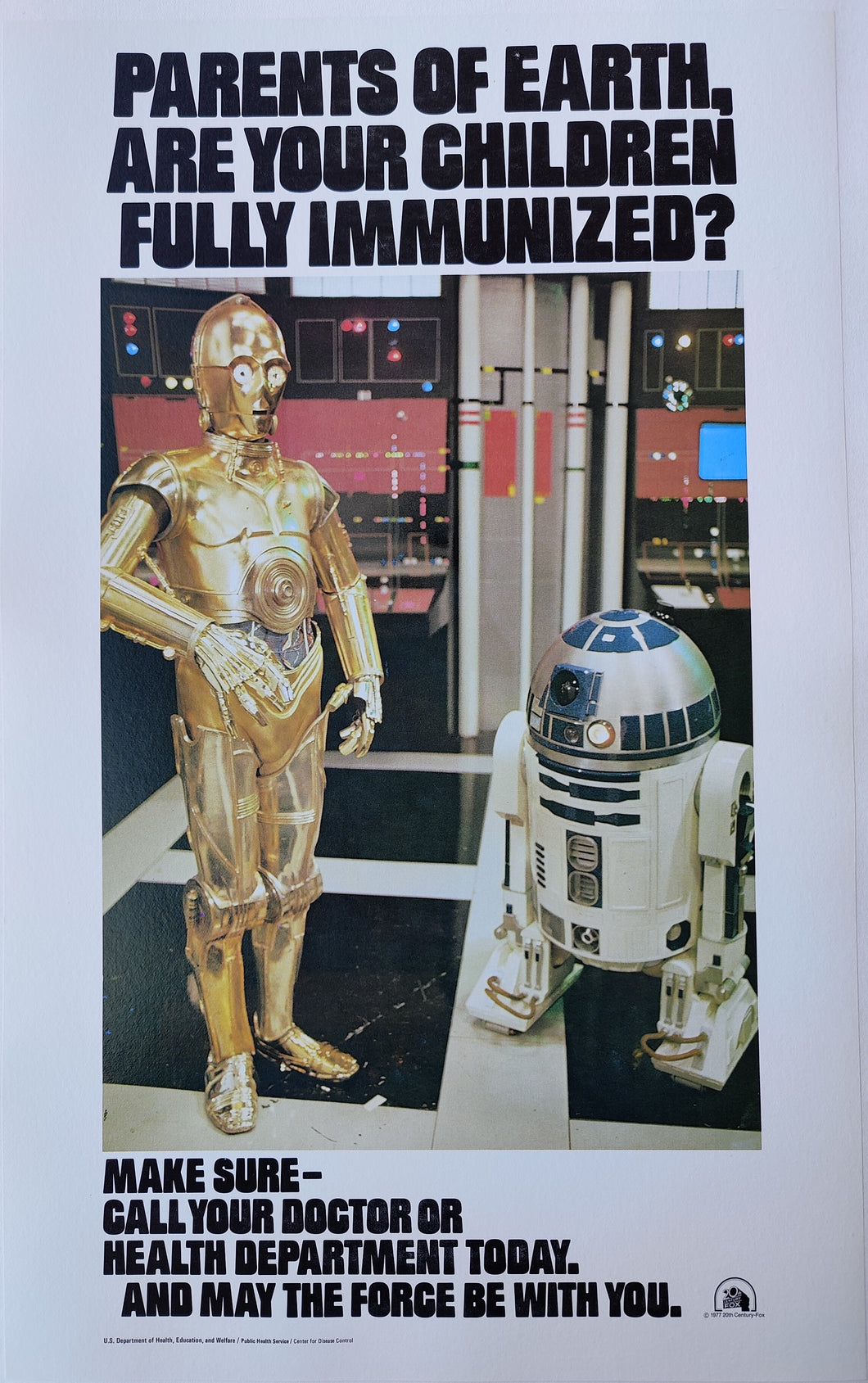 Parents of Earth, Are Your Children Fully Immunized? (Star Wars First Printing)