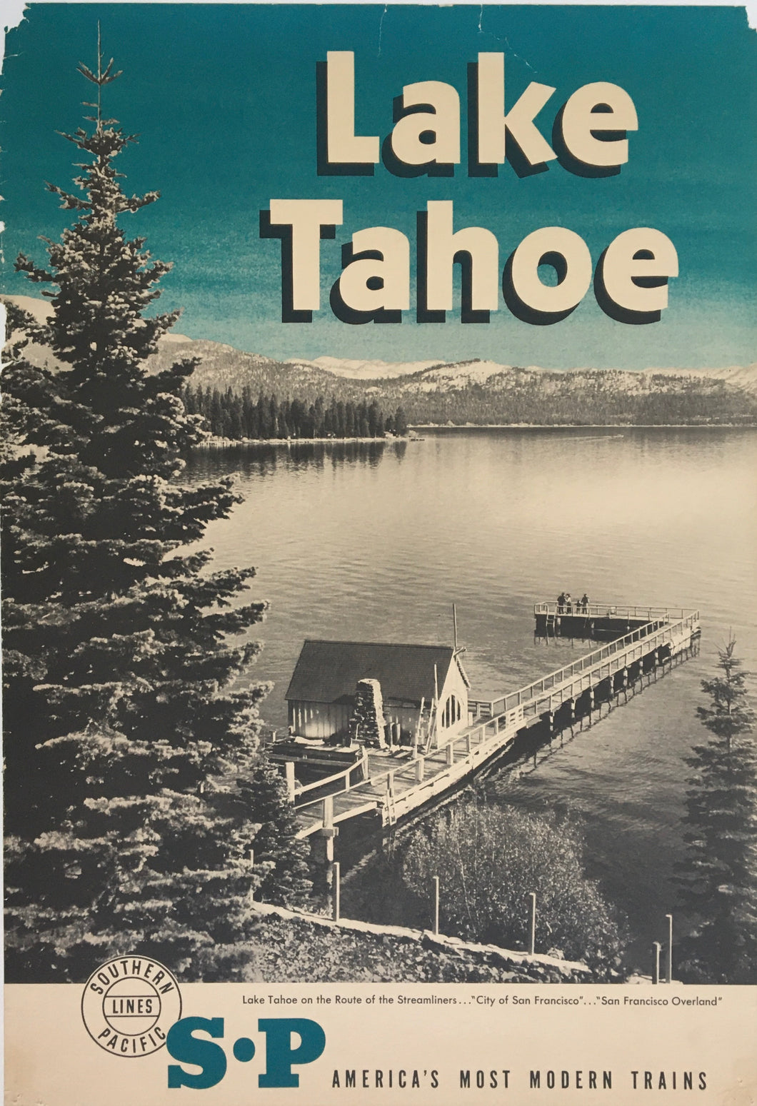 Lake Tahoe - Southern Pacific Railroad