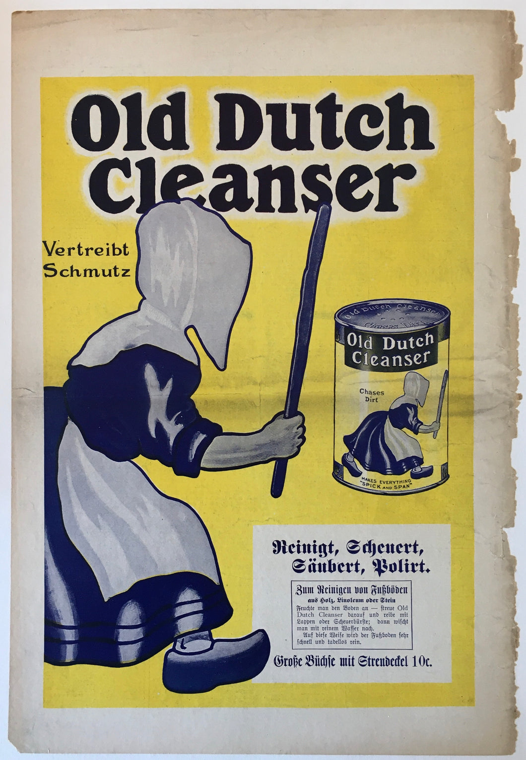 Old Dutch Cleanser – Real Old Paper