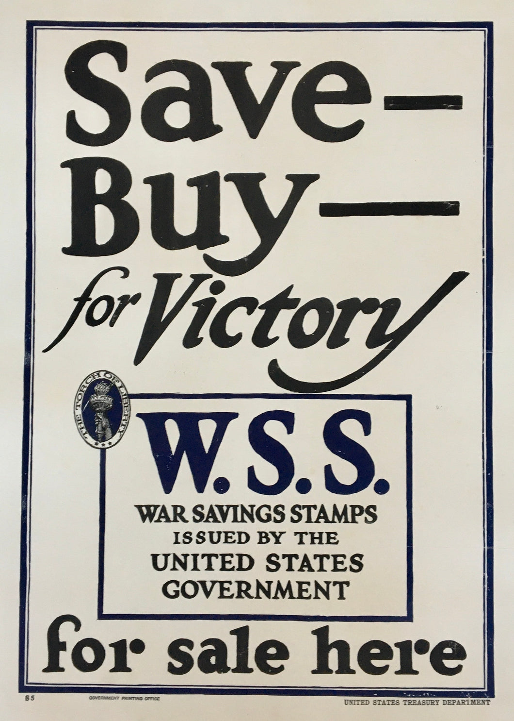 Save - Buy - For Victory