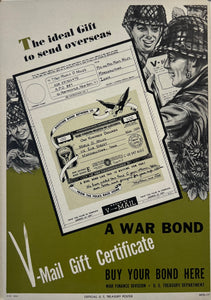 V-Mail Gift Certificate - A War Bond