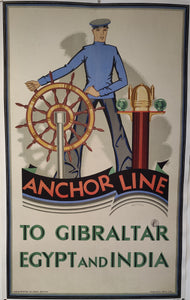 Anchor Line To Gibraltar, Egypt and India